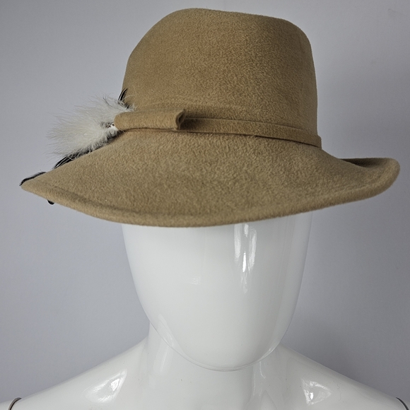 Vintage Betmar New York wool Camel hat - Picture 7 of 16